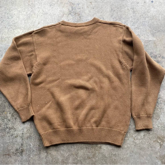 Vintage 90s Crewneck Ribbed Sweater - Picture 2 of 7